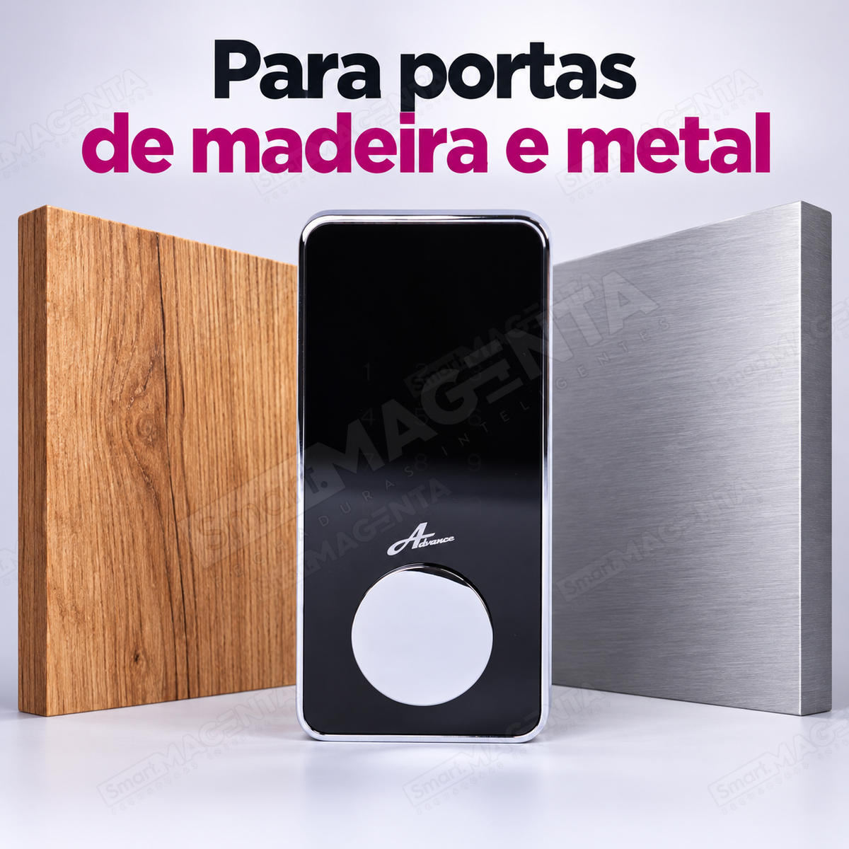 Fechadura Digital Advance 5200A: materiais da porta