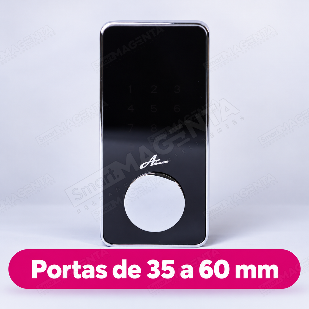 Fechadura Digital Advance 5200A: espessura da porta