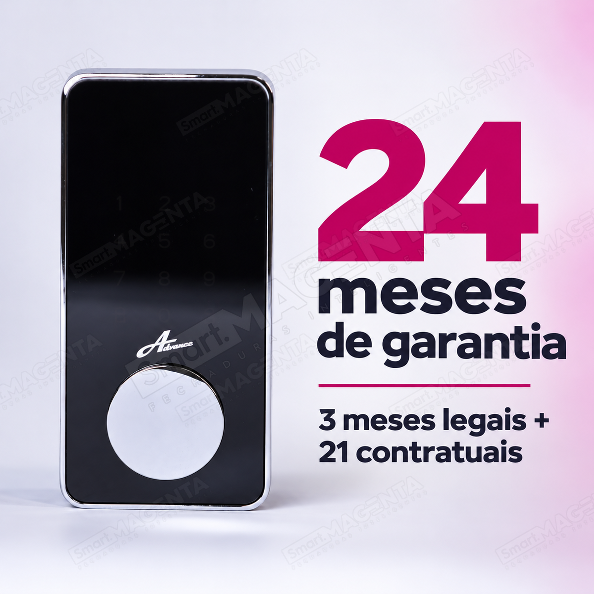 Fechadura Digital Advance 5200A: garantia