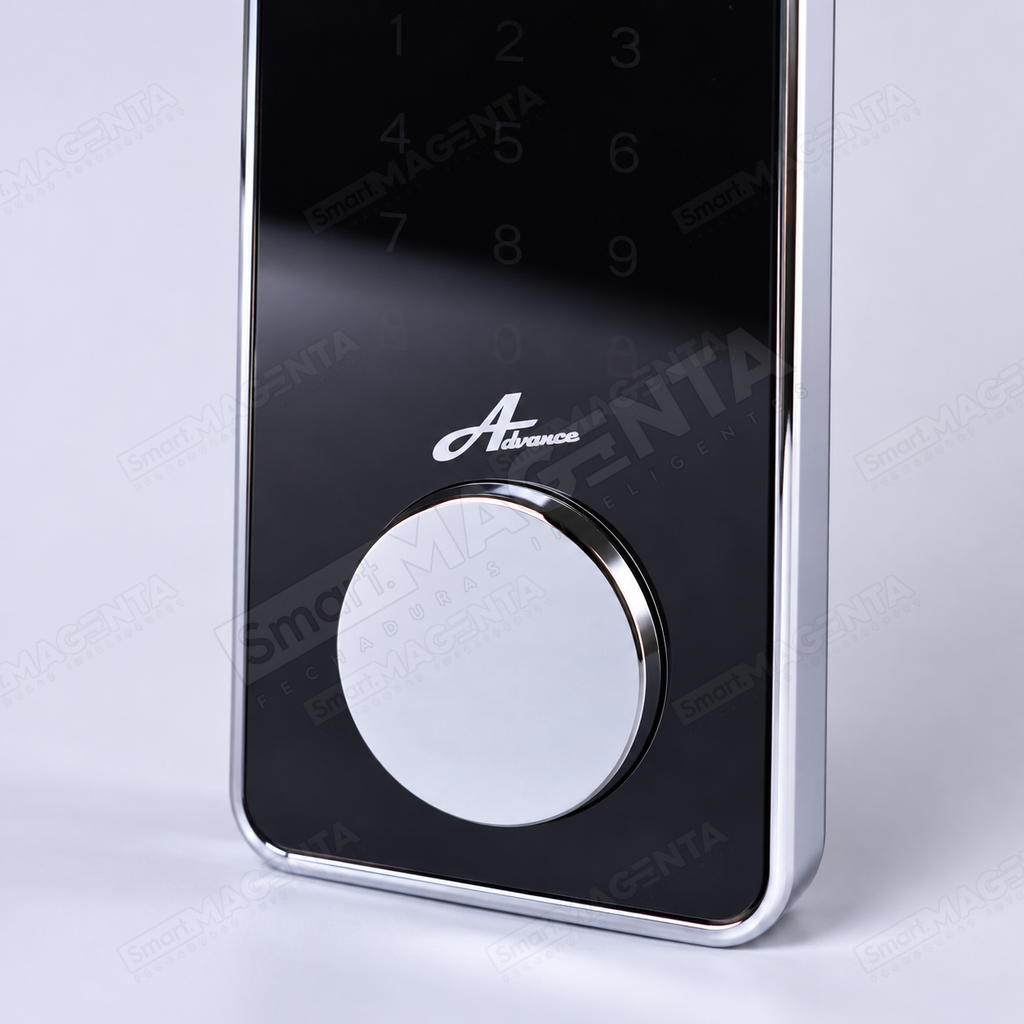 Fechadura Digital Advance 5200A: detalhe do acabamento