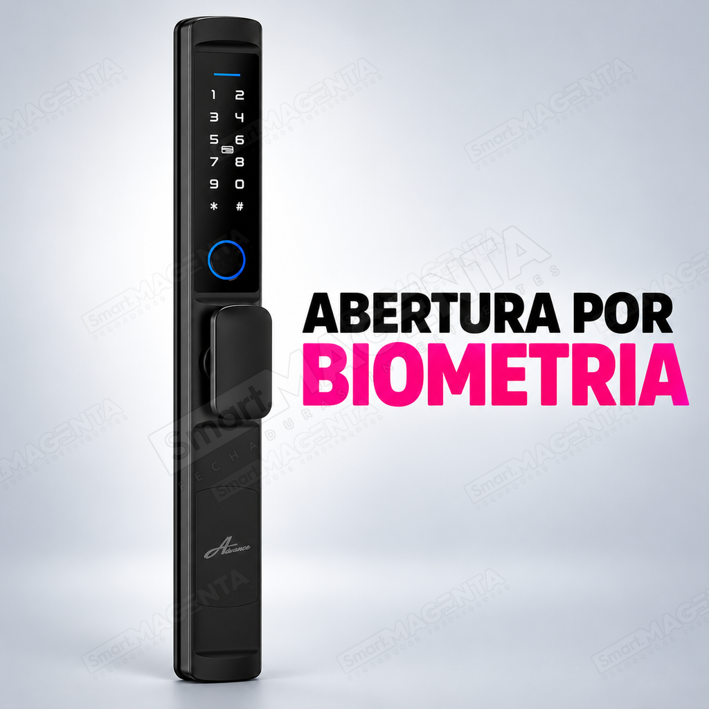 Fechadura Digital Advance 4100c: biometria