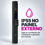 Fechadura Digital Advance 4100c: ip55 externo