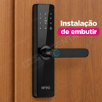Fechadura Digital OTTO TU101: instalacao de embutir