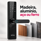 Fechadura Digital OTTO TU101: materiais da porta