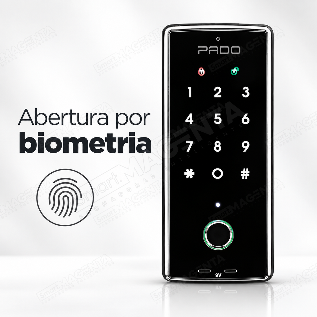 Fechadura Digital Pado FDE101rm Plus: biometria