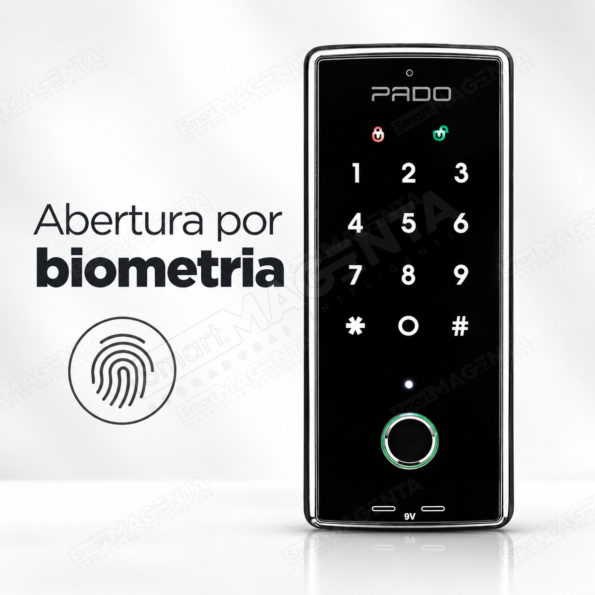 Fechadura Digital Pado FDE101rm Plus: biometria