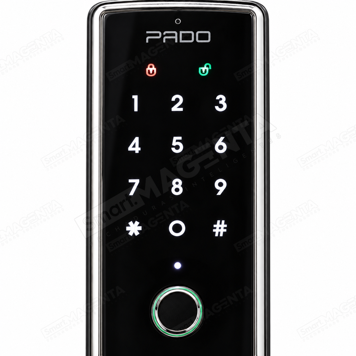 Fechadura Digital Pado FDE101rm Plus: teclado