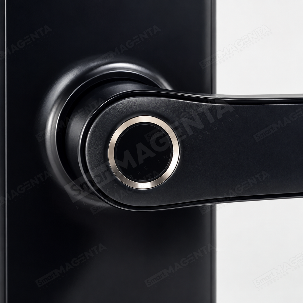 Fechadura Digital Pado FDE300w: detalhe do leitor