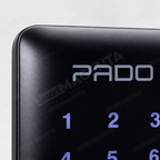 Fechadura Digital Pado FDE300w: textura e acabamento