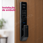 Fechadura Digital Pado FDE800 Vision: instalacao de embutir