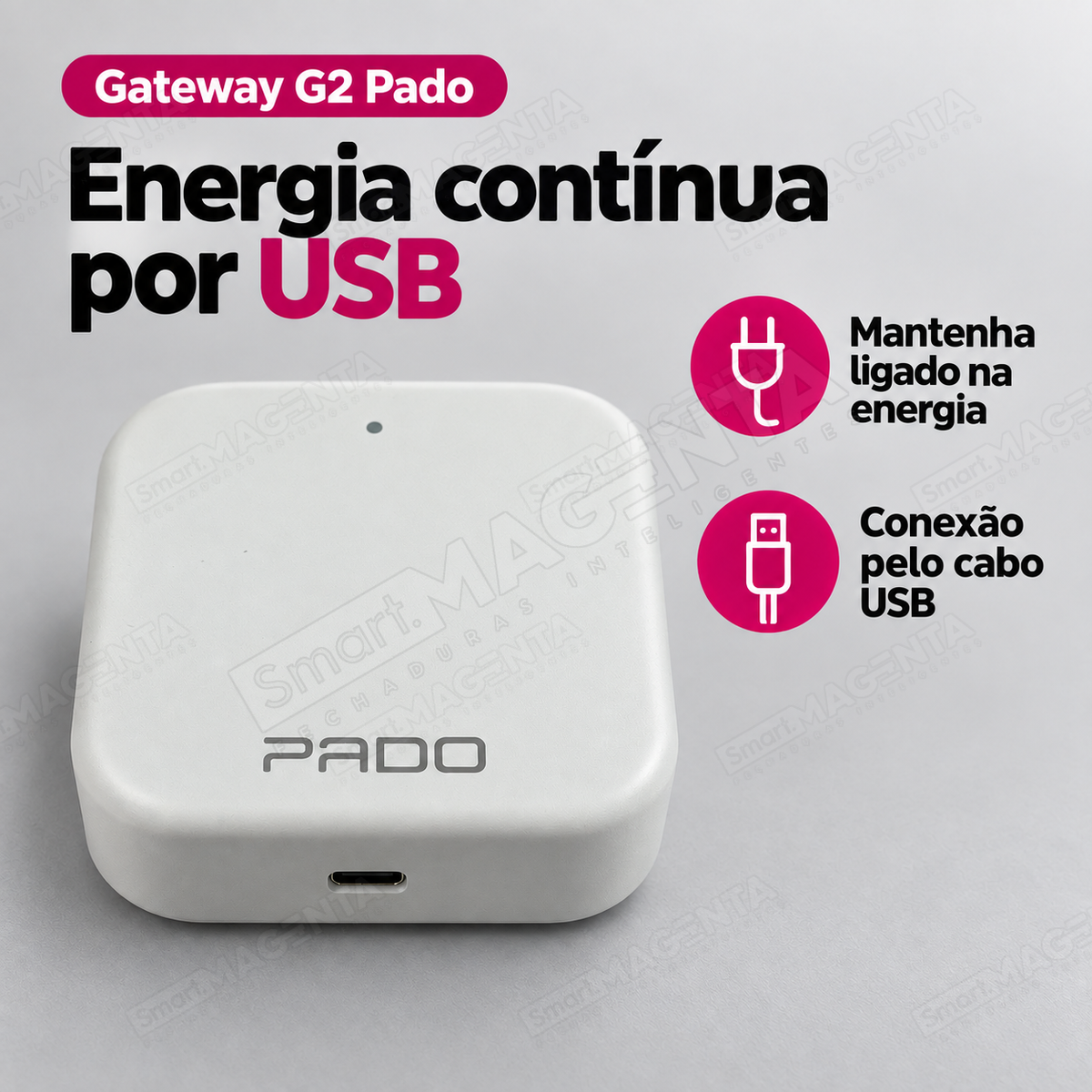 Gateway Hub G2 Pado: energia USB