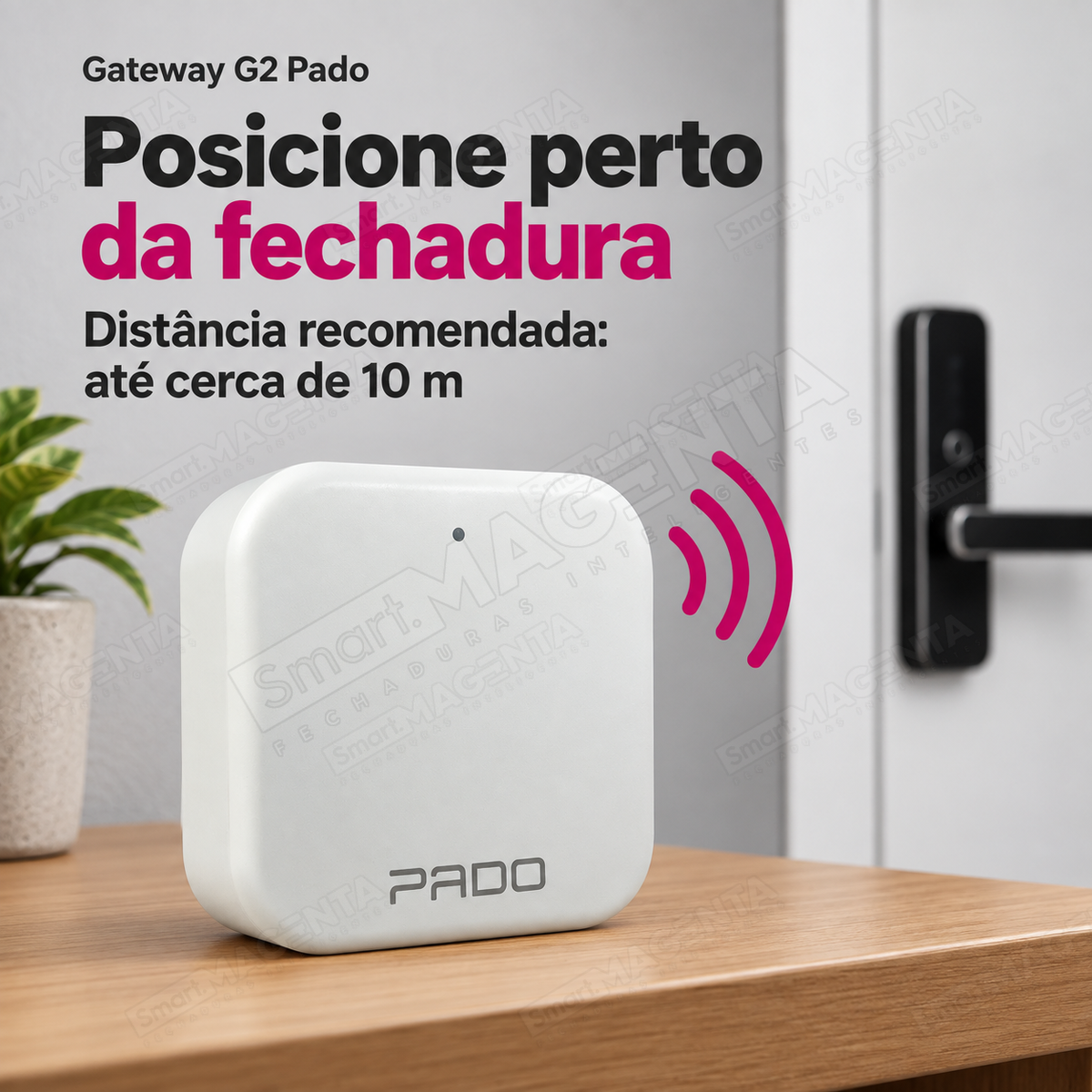 Gateway Hub G2 Pado: distância recomendada