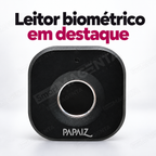 Fechadura Digital Papaiz 1001 para Móveis: detalhe do leitor