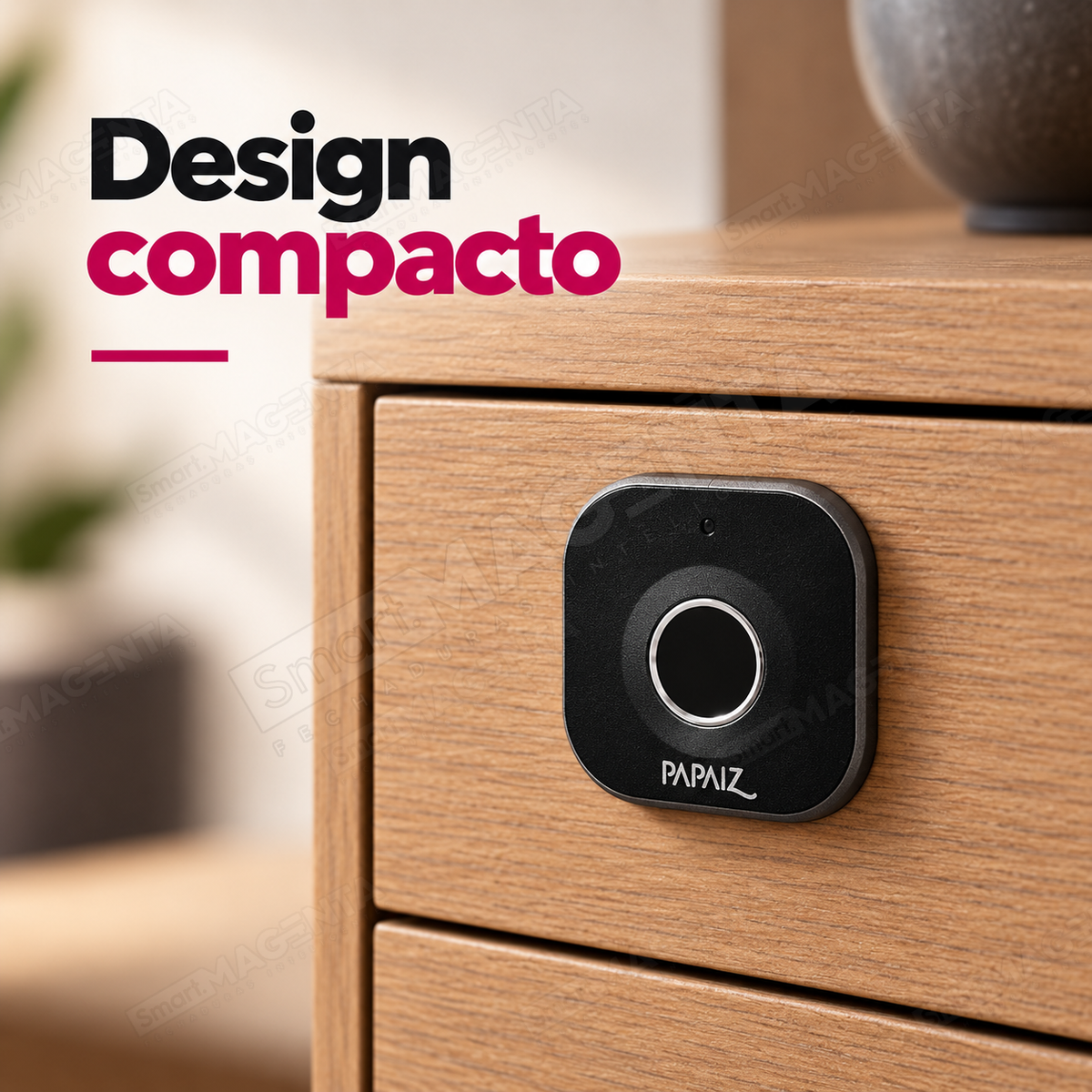 Fechadura Digital Papaiz 1001 para Móveis: design compacto