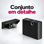 Fechadura Digital Papaiz 1002 para Móveis: conjunto em detalhe