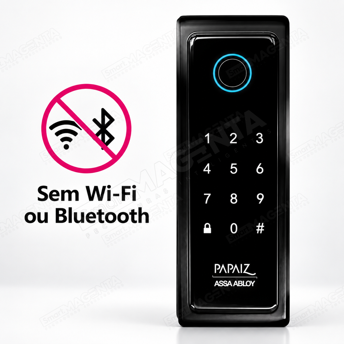 Fechadura Digital Papaiz SL140 B: conectividade