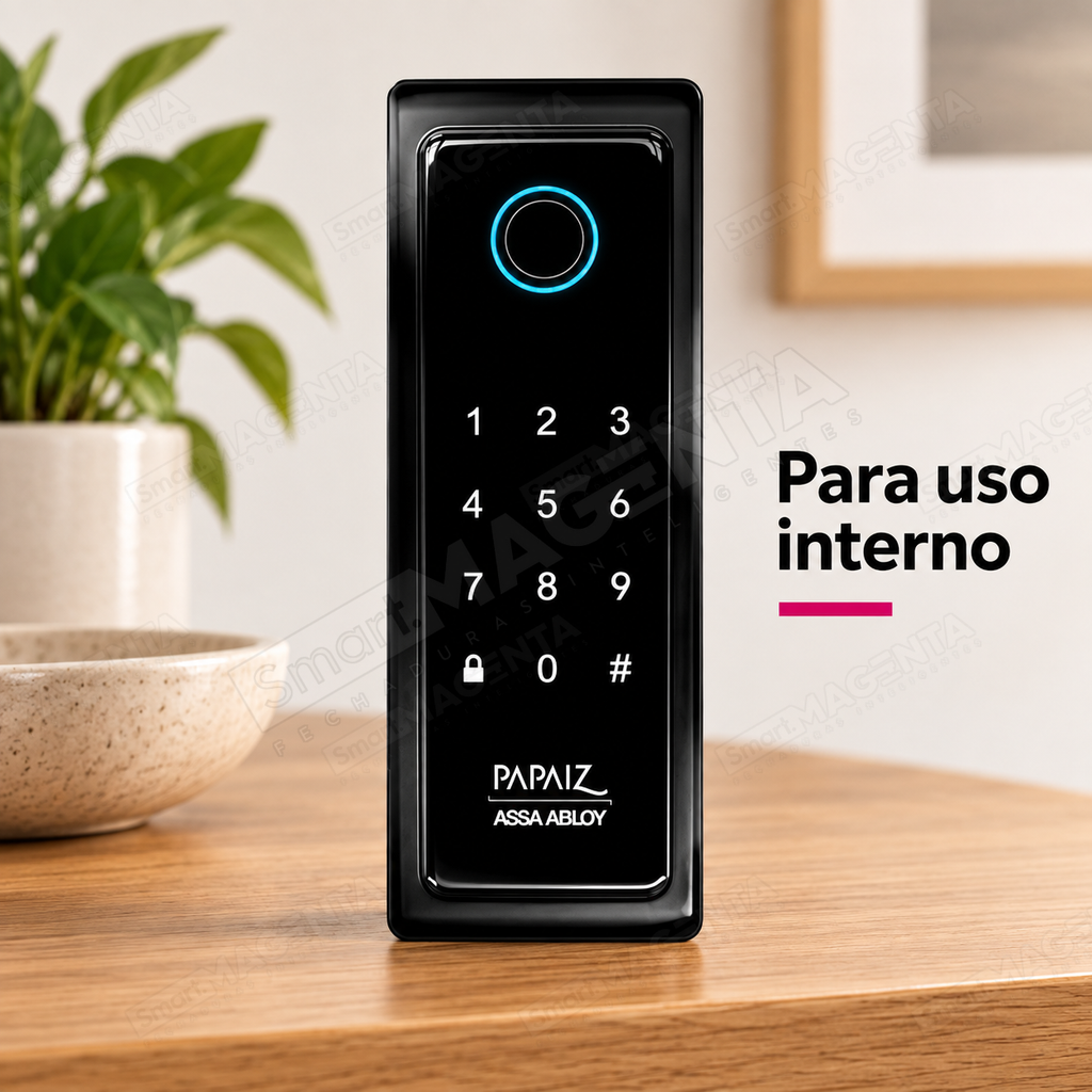 Fechadura Digital Papaiz SL140 B: uso interno