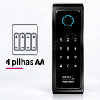 Fechadura Digital Papaiz SL140 B: alimentação por pilhas