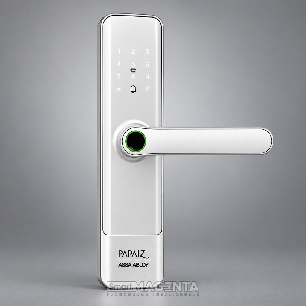 Fechadura Digital Papaiz SL150 Branca