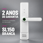 Fechadura Digital Papaiz SL150 Branca: garantia
