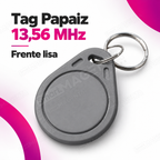 Tag Papaiz 13.56MHz Cinza Fechadura Digital: frente lisa