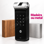 Fechadura Digital Yale YDF40a BP: materiais da porta