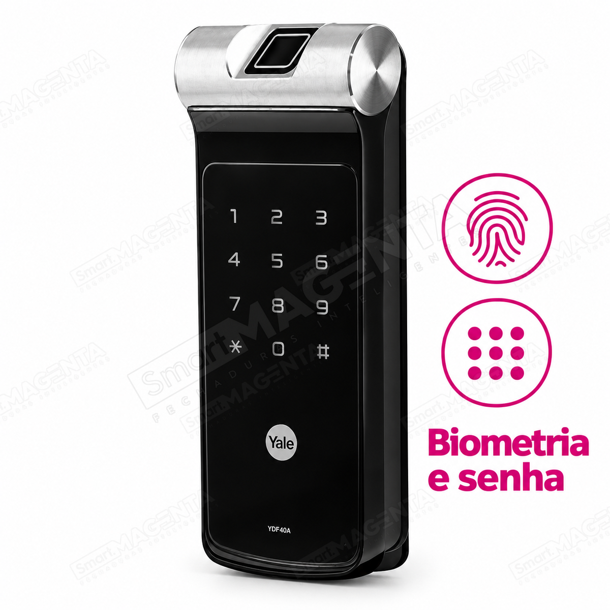 Fechadura Digital Yale YDF40a BP: formas de abertura