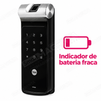 Fechadura Digital Yale YDF40a BP: aviso de bateria fraca