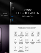 Fechadura Pado FDE800 Vision Reconhecimento Facial TTlock — foto 4