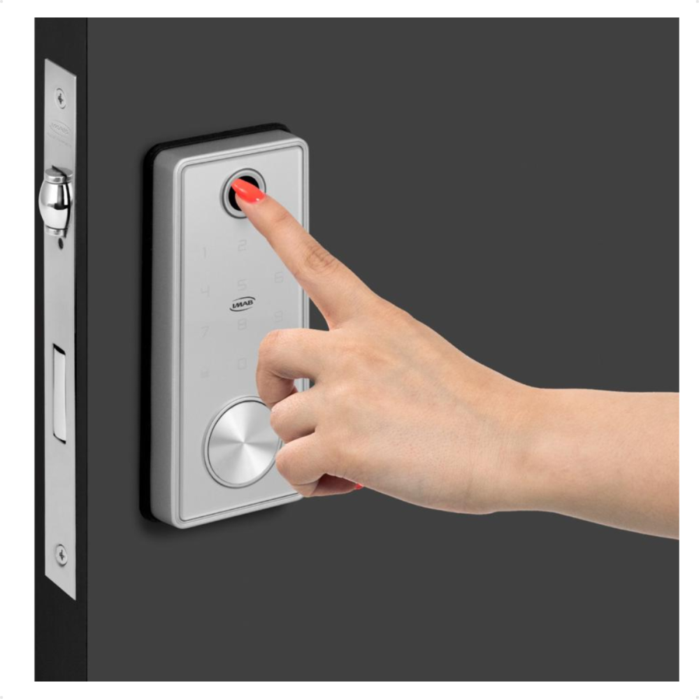 Fechadura Digital Imab D120 Prata Rolete TTlock — foto 3