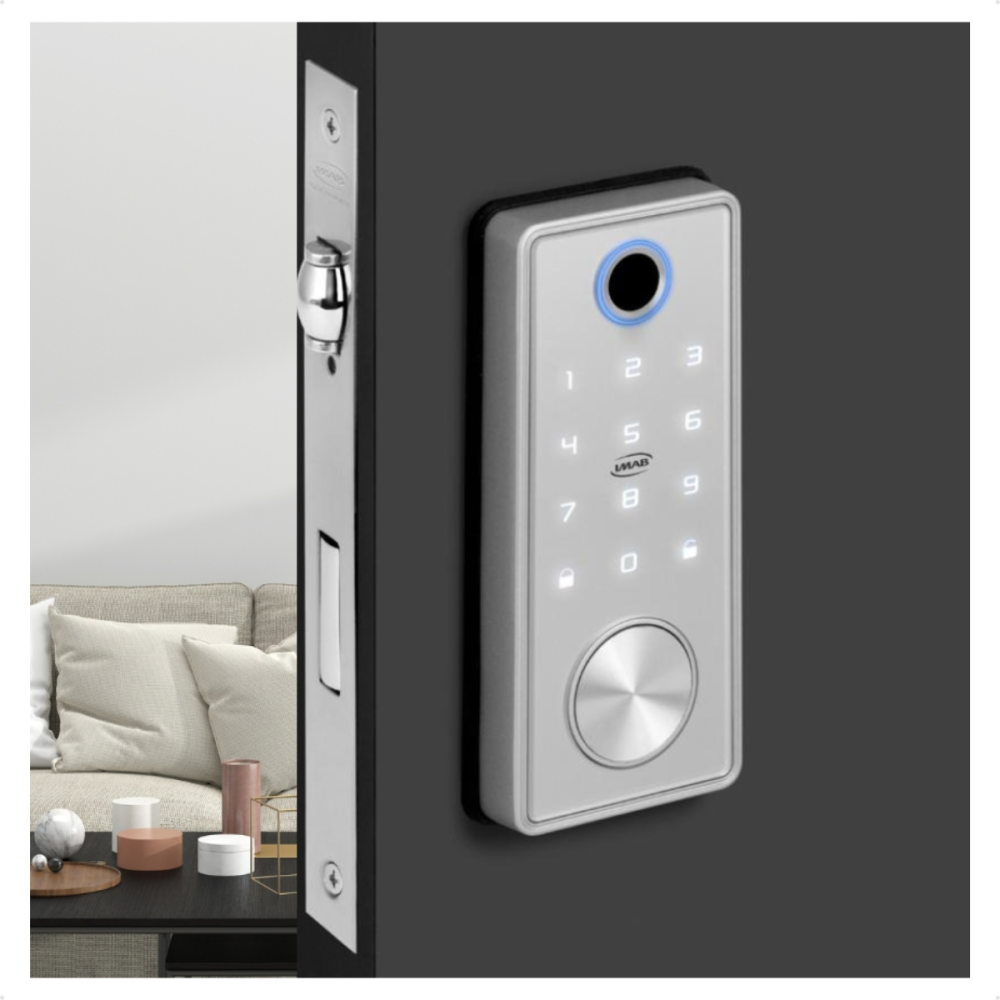 Fechadura Digital Imab D120 Prata Rolete TTlock — foto 2