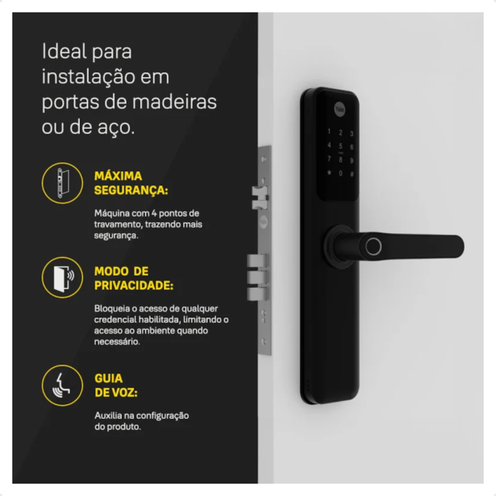 Fechadura Digital Yale YDM60 Reforçada — foto 7