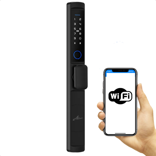 Fechadura Digital Advance 4100c — Perfil Estreito com App Tuya