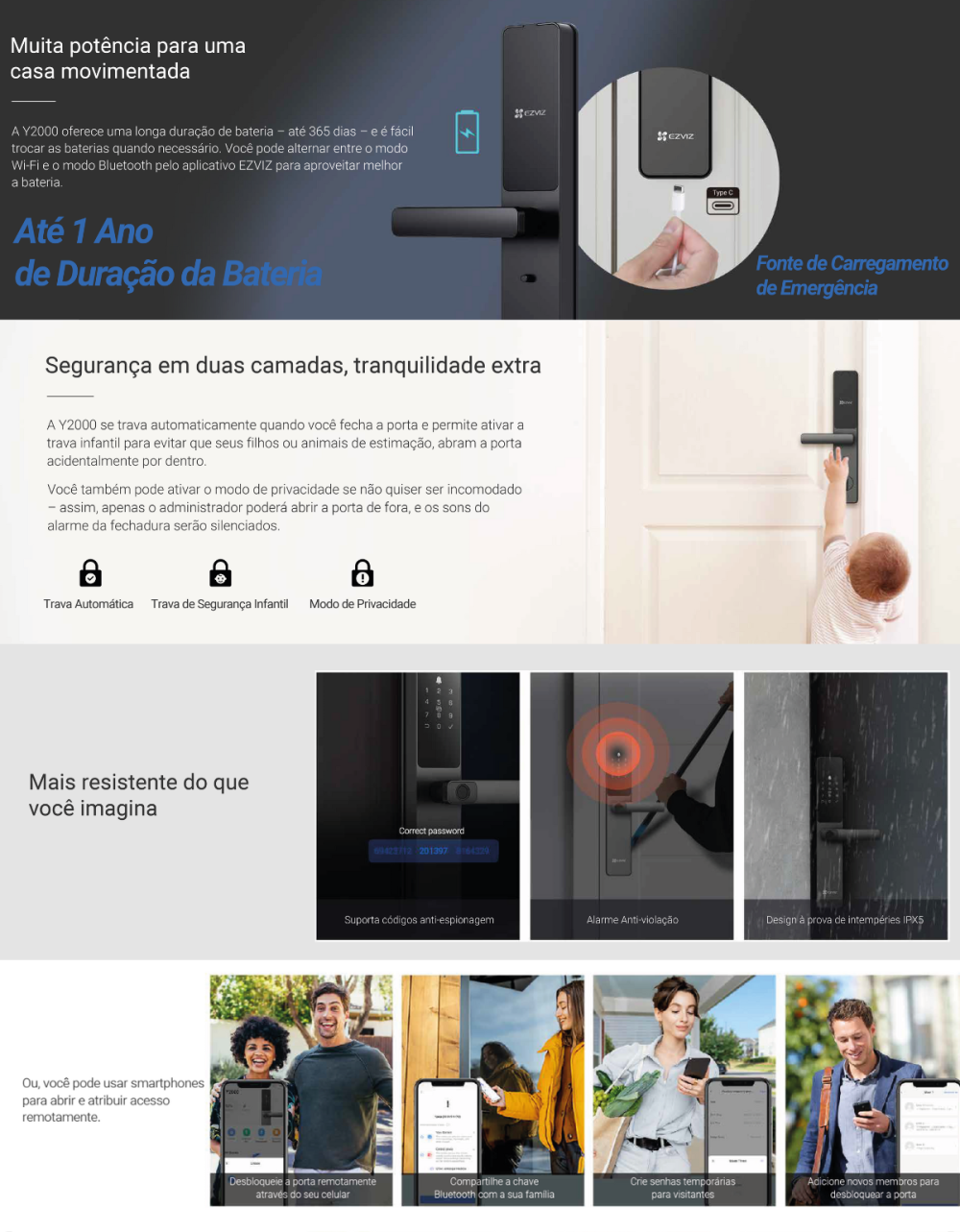 Fechadura Ezviz Y2000 — foto 6