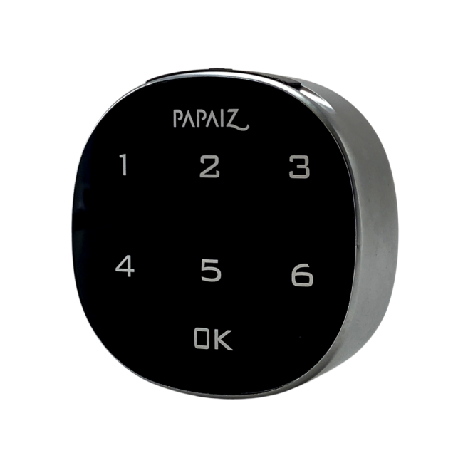 Fechadura Digital para Móveis De Aço Papaiz M1602 com Senha Touchscreen