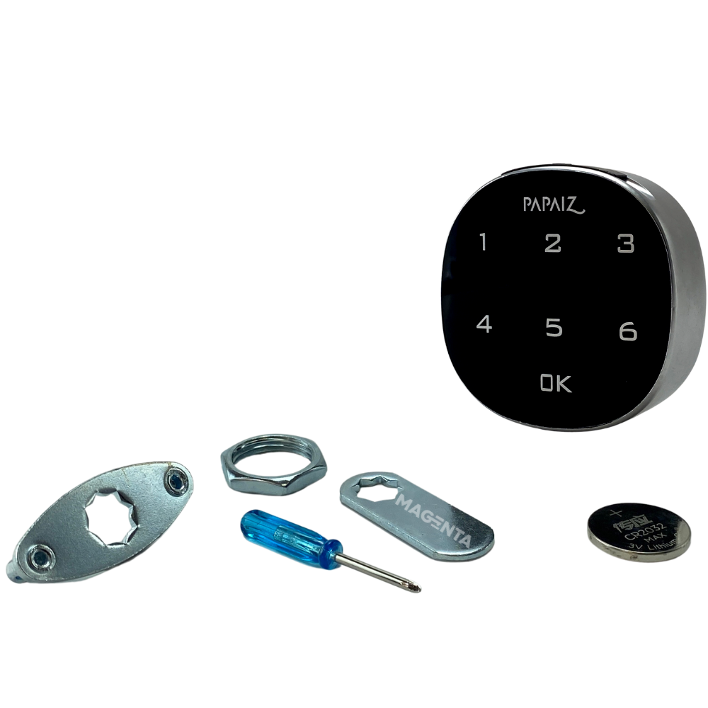 Fechadura Digital para Móveis De Aço Papaiz M1602 com Senha Touchscreen — foto 2