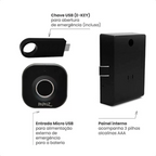 Fechadura Eletrônica para Móveis Papaiz PPZ-1001 Com Biometria — foto 2