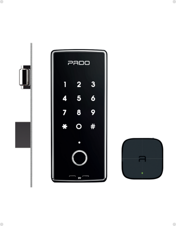 Fechadura Digital Pado FDE101rm Plus — Rolete com Biometria, IP55 e App Pado Home