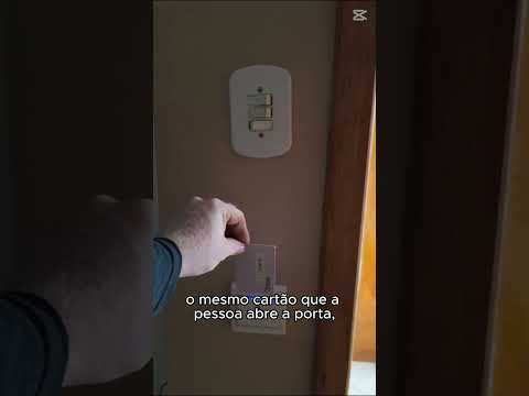 Vídeo demonstrativo — Economizador de Energia G-Locks Cartão Mifare 13,56 MHz Airbnb Pousada Hotel