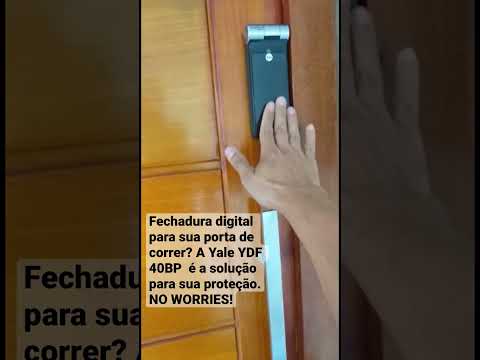 Vídeo demonstrativo — Fechadura Eletrônica Yale YDF 40A BP Bico Papagaio Portas de Correr
