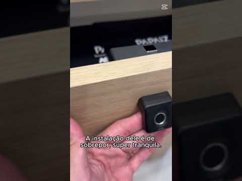 Vídeo demonstrativo — Fechadura Digital para Móveis PPZ 1005 com Biometria e Chave E-Key de Emergência
